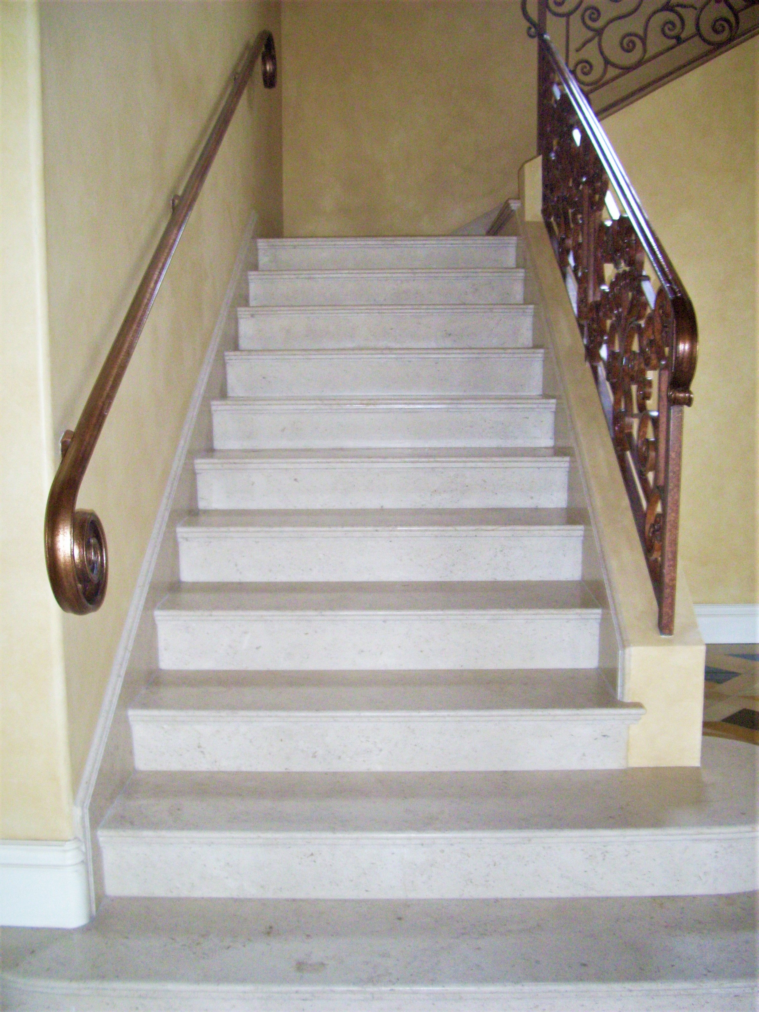 natural stone staircase