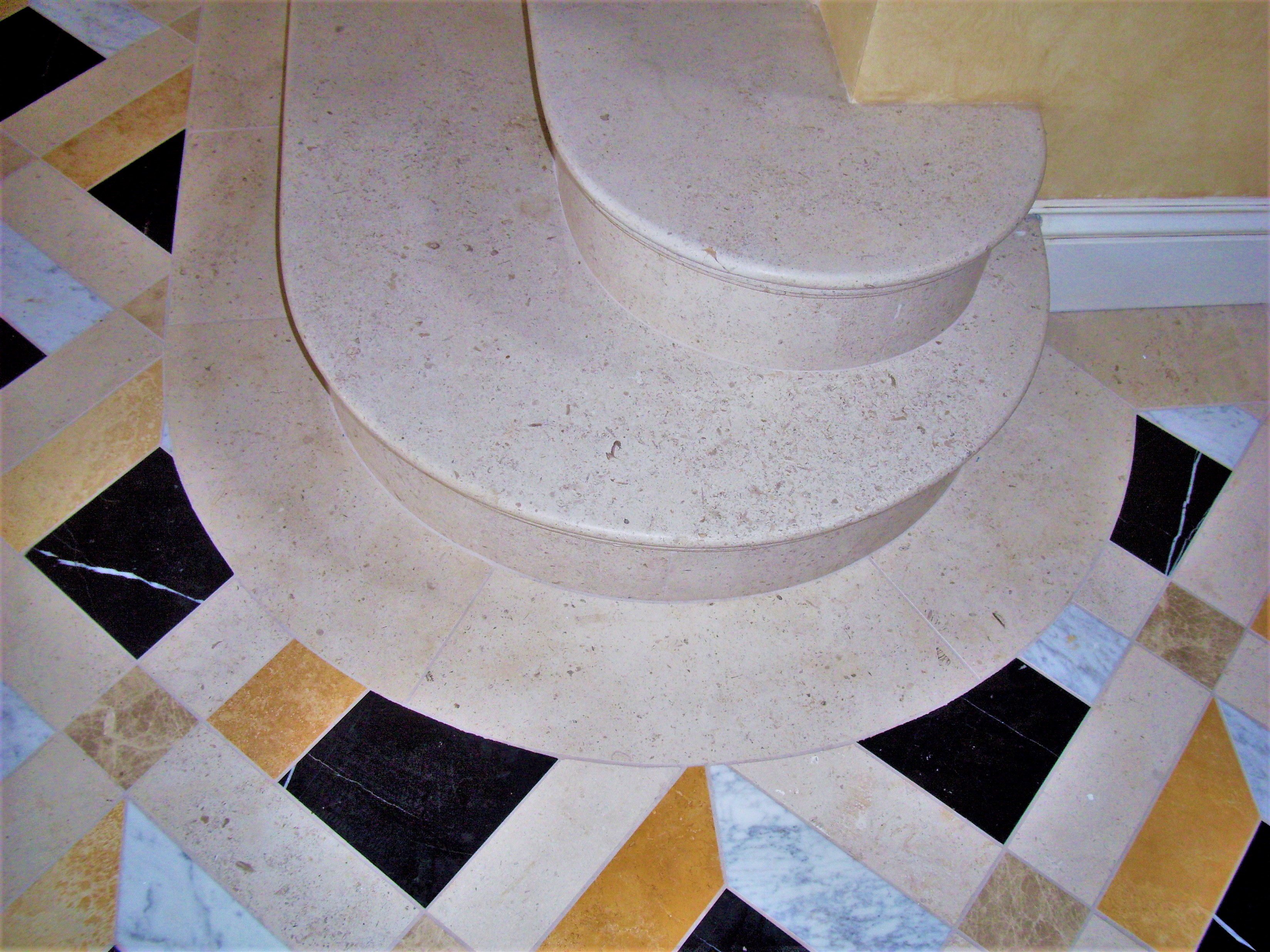 natural stone staircase, floor design