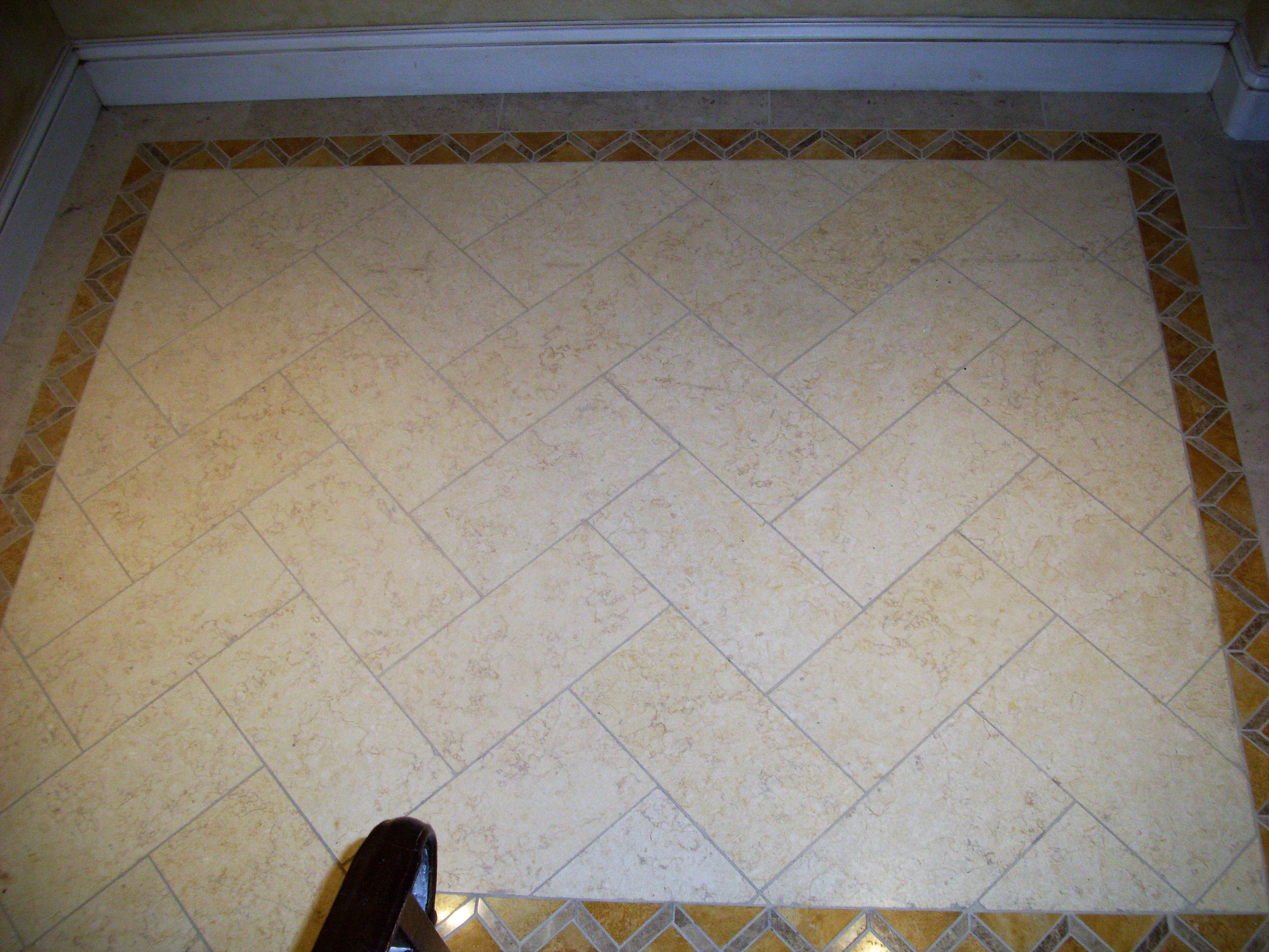 natural stone floor design