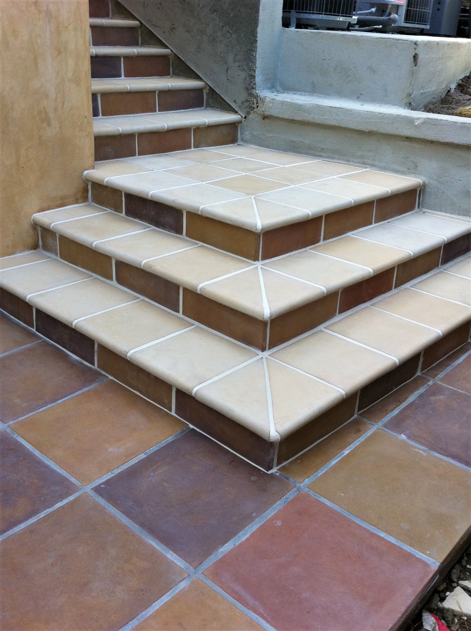 exterior work, natural stone stairs