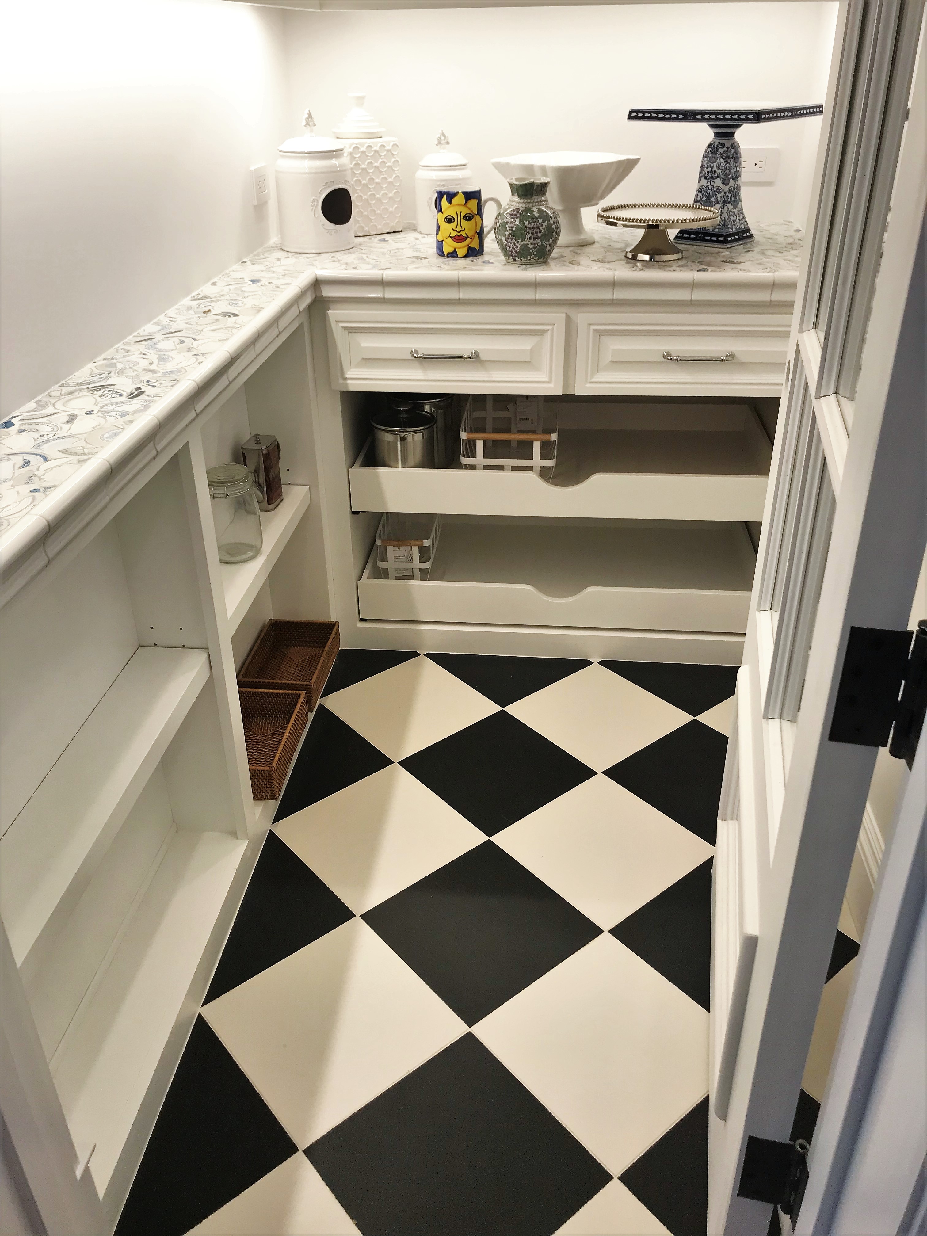 tile floor design, counter top